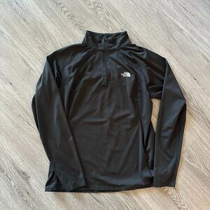 2014 Vintage The North Face Swan 1/4 Zip Long Sleeve Shirt - Size Large